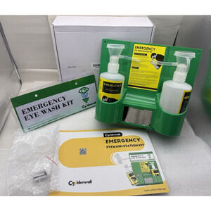 Eye Wash Station Portable Emergency Eye Wash Kit, Wall Mounted Eyewash Station..